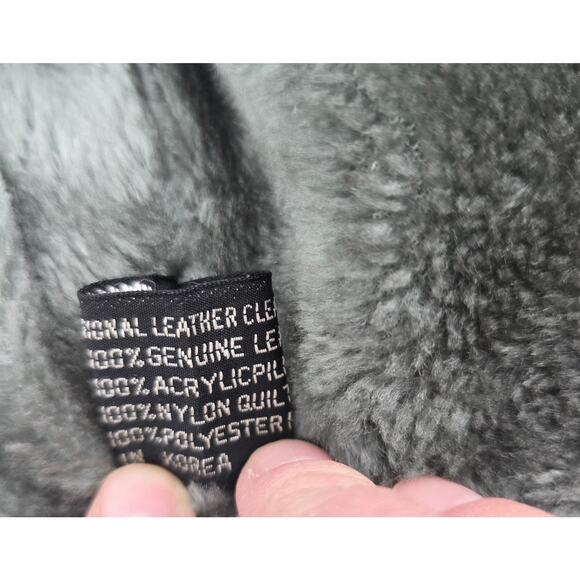 Vintage Geronimo Genuine Leather Bomber Jacket - Picture 5 of 9